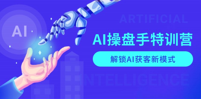 AI-操盘手特训营，解锁AI获客新模式，全面掌握AI商业应用与提示词技巧-网赚项目平台