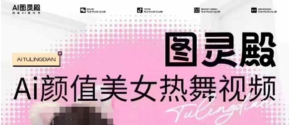 全网首发，原价988图灵殿AI颜值美女热舞视频，云端生图，轻松过原创-网赚项目平台