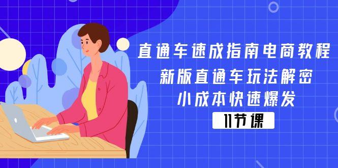 直通车 速成指南电商教程：新版直通车玩法解密，小成本快速爆发(11节-网赚项目平台