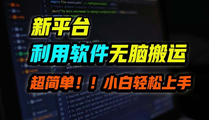 B站平台用软件无脑搬运，月赚10000+，小白也能轻松上手-网赚项目平台
