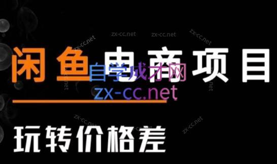 亿创繁星·闲鱼电商项目(玩转价格差)-网赚项目平台