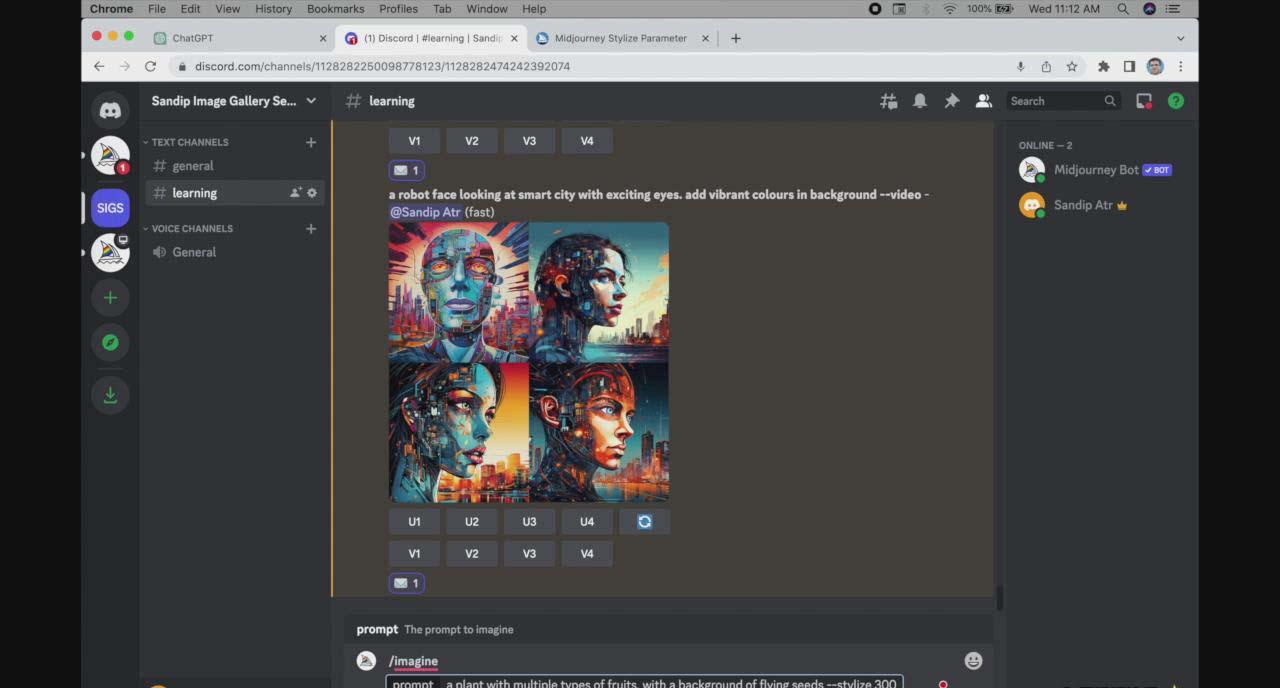 图片[2]-ChatGPT4 和 MidJourney AI 绘画聊天革命性指南教程-33节视频课-中英字幕-网赚项目平台