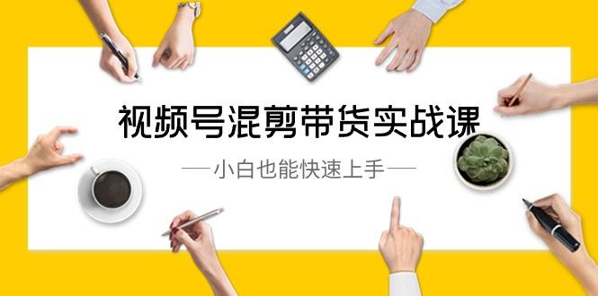 视频号混剪带货实战课，小白也能快速上手（10节课）-网赚项目平台