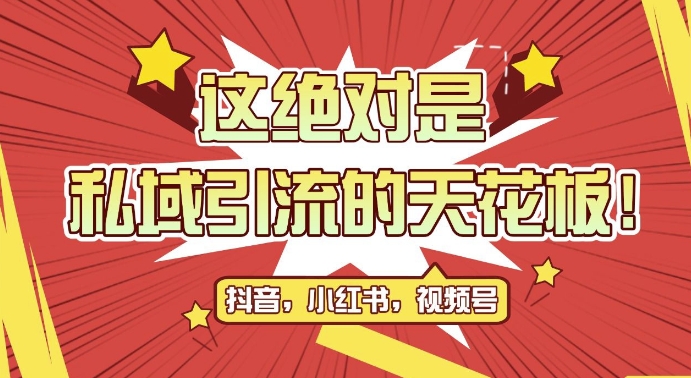 最新首发全平台引流玩法，公域引流私域玩法，轻松获客500+，附引流脚本，克隆截流自热玩法【揭秘】-网赚项目平台