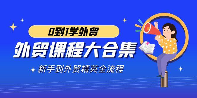 外贸-课程大合集，0到1学外贸，新手到外贸精英全流程(180节课)-网赚项目平台