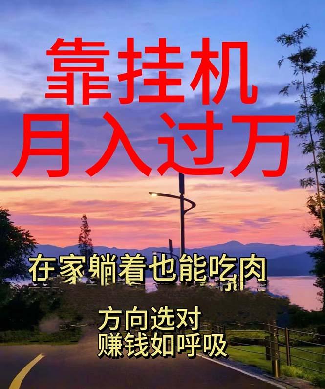 靠挂机，日入1000+，躺着也能吃肉，电脑手机都可挂-网赚项目平台