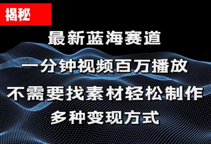 揭秘！一分钟教你做百万播放量视频，条条爆款，各大平台自然流，轻松月…-网赚项目平台