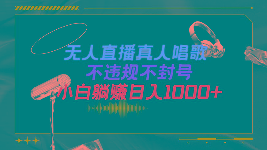 (9622期)抖音24小时无人直播音乐，不违规，不封号纯撸音浪，小白实操当天日入1000+-网赚项目平台