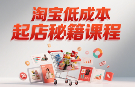 子枫老师·淘宝低成本起店系统课-网赚项目平台