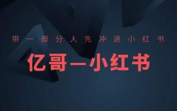​​带一部分人先冲进小红书，小红书开店、选品、爆款裂变-网赚项目平台