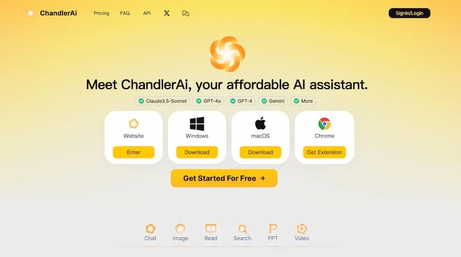 ChandlerAi｜综合性人工智能助手平台 提供多种AI服务-网赚项目平台