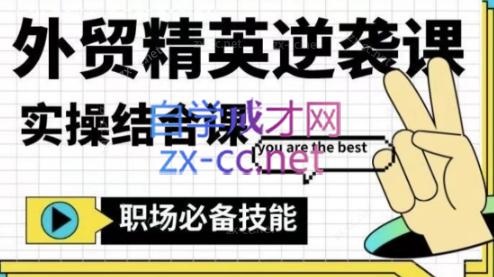 大表姐·外贸精英逆袭-实操综合课-网赚项目平台