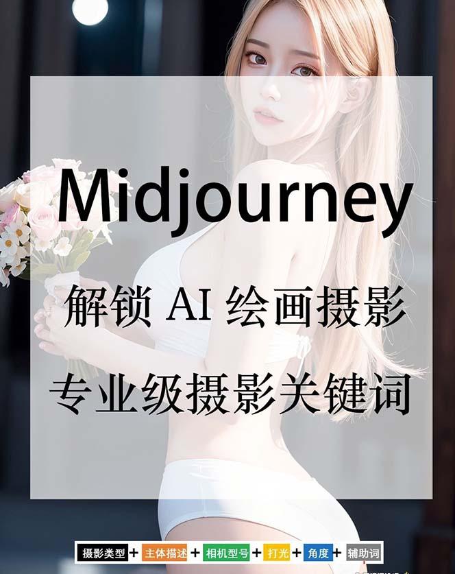 Midjourney关键词-解锁AI绘画专业级人工智能摄影关键词表-网赚项目平台