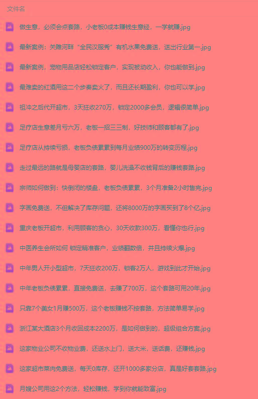 图片[3]-(9607期)真实有效391套商业模式，年入几十到几百万案例解析(电子书+视频+图文)-网赚项目平台