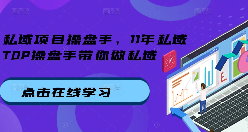 私域项目操盘手，11年私域TOP操盘手带你做私域-网赚项目平台