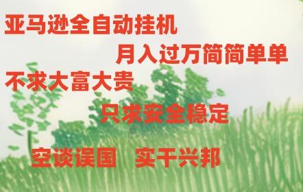 亚马逊全自动浏览挂机-网赚项目平台