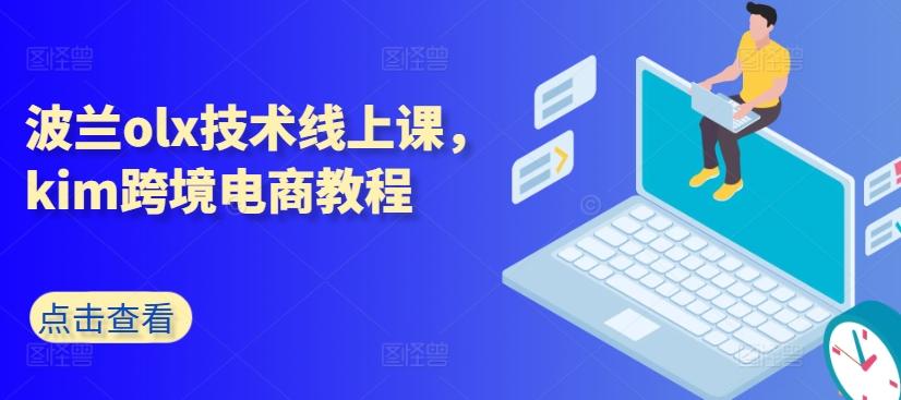 波兰olx技术线上课，kim跨境电商教程-网赚项目平台
