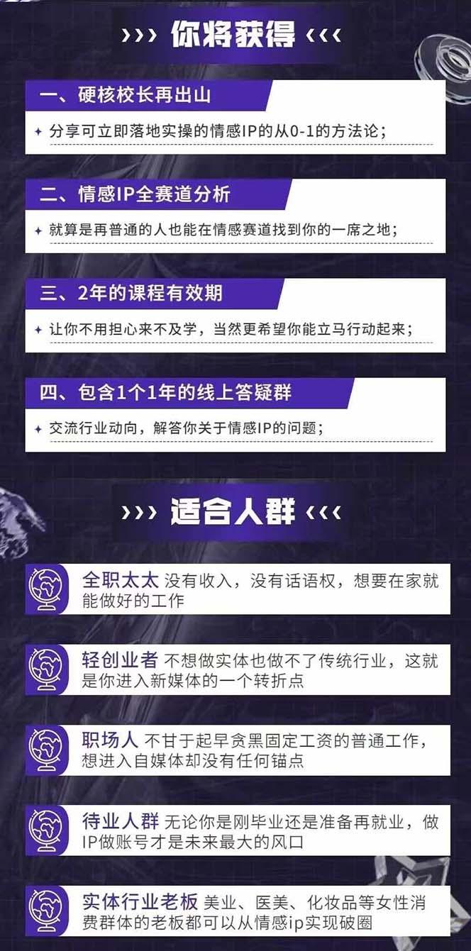 图片[1]-情感直播IP短视频全通大课，普通人的IP之路从情感赛道开始(18节-网赚项目平台