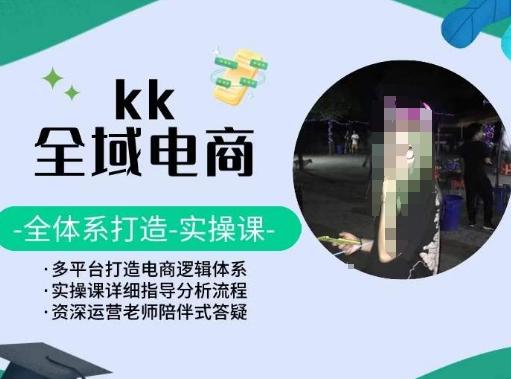 KK全域电商，全体系打造实操课，多平台打造电商逻辑体系-网赚项目平台
