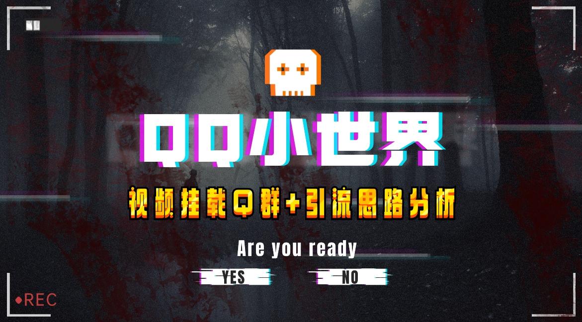 【全网首发】QQ小世界_Q群挂载教程+引流思路分析-网赚项目平台