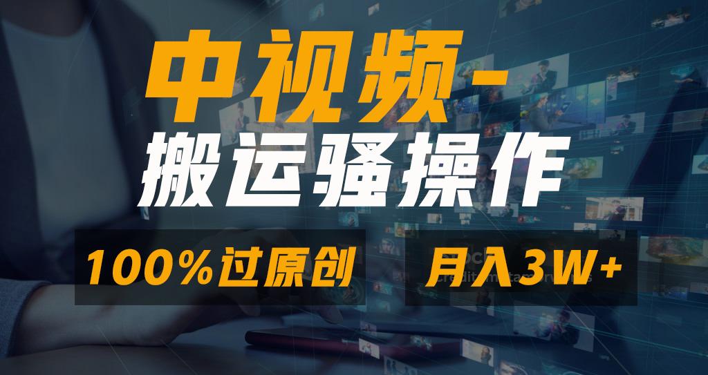 无脑双重去重原创视频，100%中视频+视频号分成计划，一键多平台发布小白…-网赚项目平台